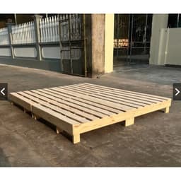 Giường Pallet gỗ , giường ngủ gỗ tự nhiên có chân giường cao  30cm đủ kích thước 5