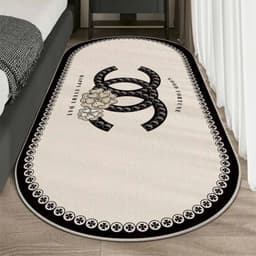 Thảm chân giường size 50x120cm, decor phòng ngủ, phòng khách, chất liệu Lông mềm mịn, thấm hút tốt 3