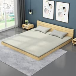 GIƯỜNG GỖ THÔNG TỰ NHIÊN CAO CẤP– BỀN, ĐẸP, GIÁ TỐT! 5