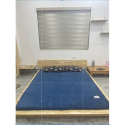 Giường Bay Gỗ Thông Cao cấp Gắn Đèn LED – Giường Ngủ Lơ Lửng Kiểu Nhật Sang Trọng, wood Shop 5