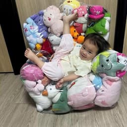Vỏ ghế trong suốt đựng thú bông trang trí hình sofa ,cover ghế nhồi thú bông dễ thương hot trend NHÀ TH 7