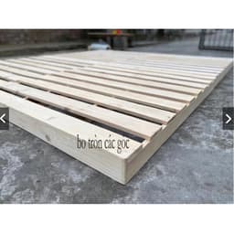 Giường Pallet,giường ngủ pallet kín chân cao 10cm. Đủ Kích Thước_WOOD SHOP 6