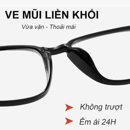 Gọng kính cận thời trang nam nữ ANDU dáng chữ nhật chất liệu nhựa TR90 siêu dẻo, siêu bền - 213 3