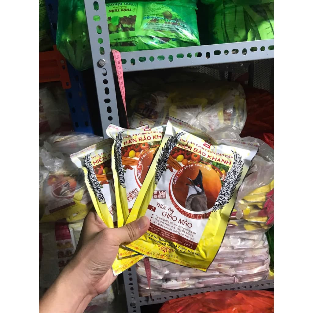 Combo 3 Gói Mào 2 Hiển Bảo Khánh 200Gr Giúp Chim Căng Lửa