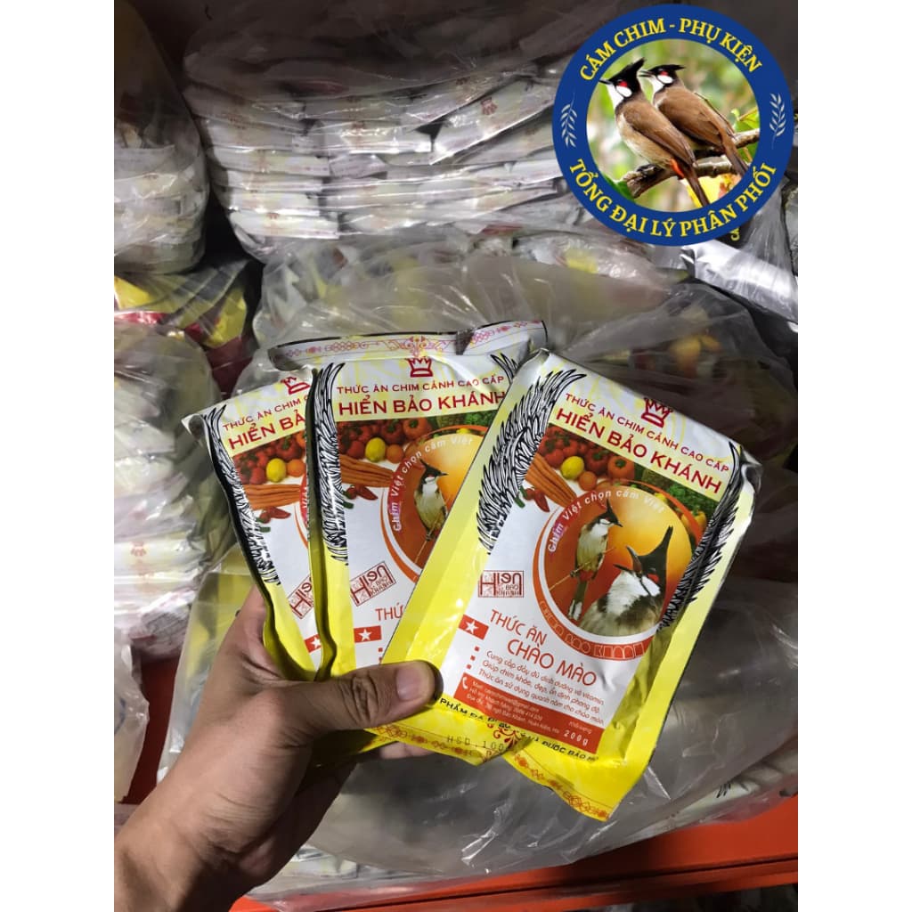 Combo 3 Cám Mào Sao Hiển Bảo Khánh 200Gr Giúp Dưỡng Và Căng Lửa Cho Chim