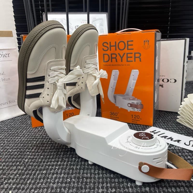 Máy sấy giày Shoe Dryer cao cấp có tia cực tím, khử mùi giày tất đa năng tiện ích, chống hôi chân, bảo hành 12 tháng