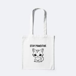Túi Canvas, Túi Vải, Túi ToTe Dài 38cm x Rộng 33cm In Hình Bộ Sưu Tập Mèo Chất Liệu Cotton 7