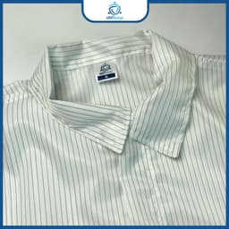 Bộ Rời Phòng Sạch UNTG Màu Trắng Kẻ Sọc Chống Tĩnh Điện Dùng Trong Nhà Máy, Công Nghiệp Điện Tử 4
