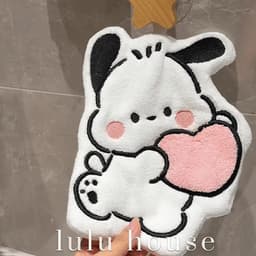 🌸FREESHIP🌸Pacha Chó Khăn Tay Treo Dễ Thương Thấm Hút Nhanh Khô Dày Hộ Gia Đình Phòng Tắm Khăn Tay Nhà Bếp Rag 6