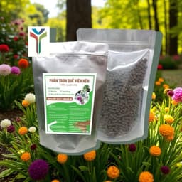 Phân hữu cơ trùn quế 100 % Nguyên chất viên nén 01kg 1