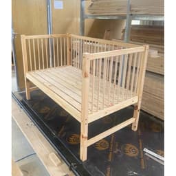 Nôi cũi cho bé, giường ghép cho bé từ sơ sinh đến 15 tuổi gỗ thông tự nhiên -1 đổi 1 wood shop 3