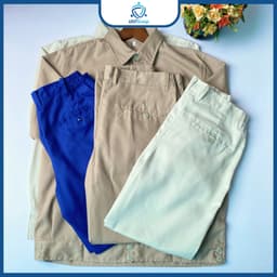 [LẺ QUẦN] Quần Bảo Hộ Lao Động UNTG Xanh Dương Chất Vải Kaki Nam Định Mềm, Mát, Co Dãn 6