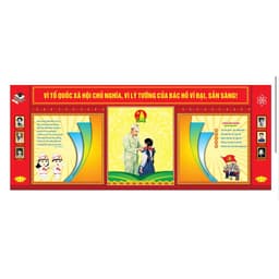 LH 21 - BẢNG TRANG TRÍ PHÒNG ĐỘI/ IN THEO YÊU CẦU 1