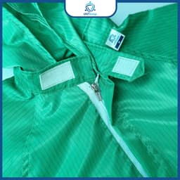 Bộ Quần Áo Liền Thân Có Mũ Phòng Sạch UNTG Đủ Màu Chống Tĩnh Điện Dùng Trong Nhà Máy, Điện Tử 2