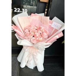 HỎA TỐC - Hoa sáp full bó hoa hồng dành tặng các cô nàng mộng mơ, yêu đời 3