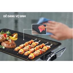 Bếp Nướng Điện SH SH4607 | Công Suất 1500W | Tráng Men Chống Dính | 6 Mức Nhiệt 6