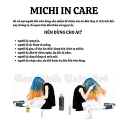 Dầu gội Michi kiềm dầu,mọc tóc,ngăn rụng và gàu,nấm,ngứa Hàn Quốc bộ sản phẩm Michi 8