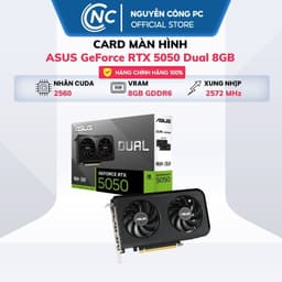 Card Màn Hình ASUS Dual GeForce RTX 5050 8GB GDDR6 - BH 36 tháng 1