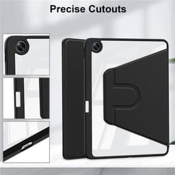[Xoay 360 Độ] Bao Da MTB OPPO PAD 5 Quốc Tế-VN OPD2502/ PAD Air 5/ OnePlus PAD GO 2 12.1" 2025 Lưng Cứng Trong Viền Dẻo 9