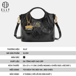 [Tặng hộp 20.10] Túi xách nữ ELLY EL359 túi đeo chéo đeo vai xách tay thời trang cao cấp 2