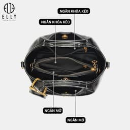 [Tặng hộp 20.10] Túi xách nữ ELLY EL359 túi đeo chéo đeo vai xách tay thời trang cao cấp 4