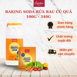 BAKING SODA RỬA RAU CỦ QUẢ THƯƠNG HIỆU CASTER DAILY TRỌNG LƯỢNG 100G - 340G 1