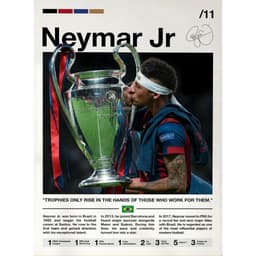 (X01) +100 mẫu Poster Cầu Thủ Bóng Đá - Tranh decal dán tường: Messi, Ronaldo, Neymar, Mbappé,Yamal 4