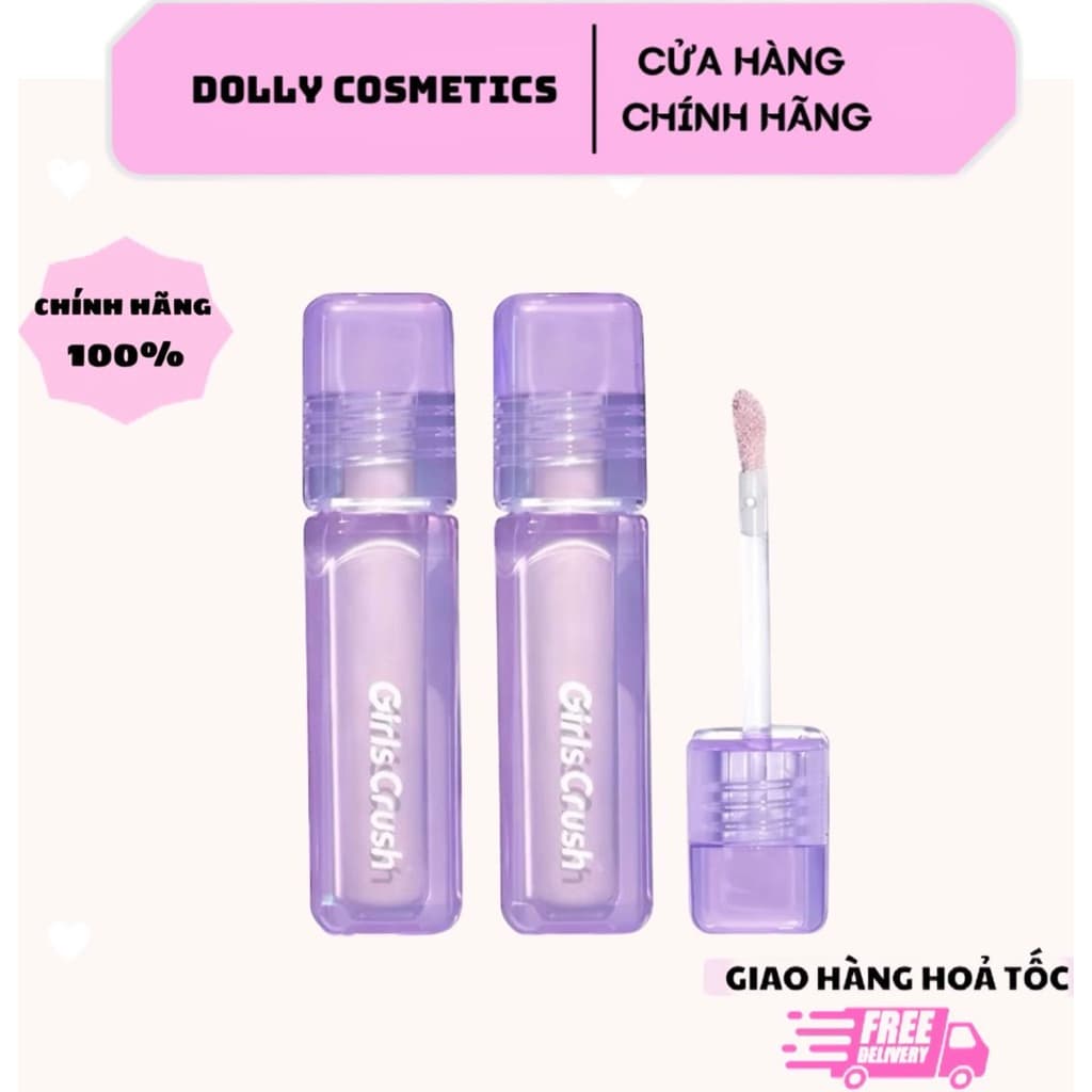 [HỎA TỐC] GIRLS CRUSH Kem Che Khuyết Điểm GIRLS CRUSH Matte Velvet Concealer Bắt Sáng Mỏng Mịn 8g DOLLYDOLLY Cosmetics