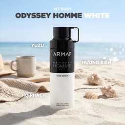 Xịt thơm toàn thân Armaf Odyssey Homme White Edition 200ml 1