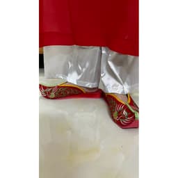 FREESHIP GIẦY TẾ lễ ( có video) , giầy hài mừng thọ, giầy hài dâng hương thêu 3d cao cấp, đế cao 8