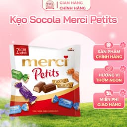 Kẹo Socola Merci Petits Vị Truyền Thống Đỏ 125G – Socola Đức Cao Cấp, Thơm Ngon Từng Viên 1