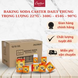 BAKING SODA CASTER DAILY SỈ THÙNG TRỌNG LƯỢNG 227G - 340G - 454G - 907G 1