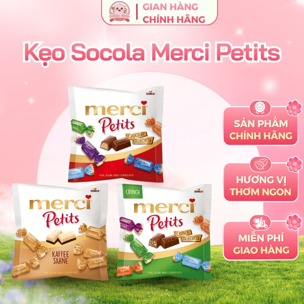Kẹo Socola Merci Petits 125g – Socola Mini Nhập Khẩu Chính Hãng Đức