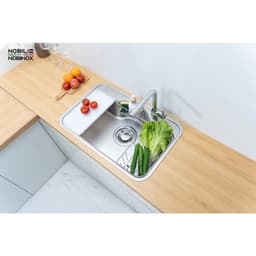 CHẬU RỬA BÁT 1 HỐ NOBINOX ROSA NN975D | Hàng chính hãng, BH 10 NĂM Hàng chính hãng 3