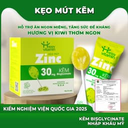 Kẹo Mút Bổ Sung Kẽm Hữu Cơ Cho Bé Happy Vitamin - hỗ trợ ăn ngon miệng, hấp thu dinh dưỡng Hộp 25 Que 3