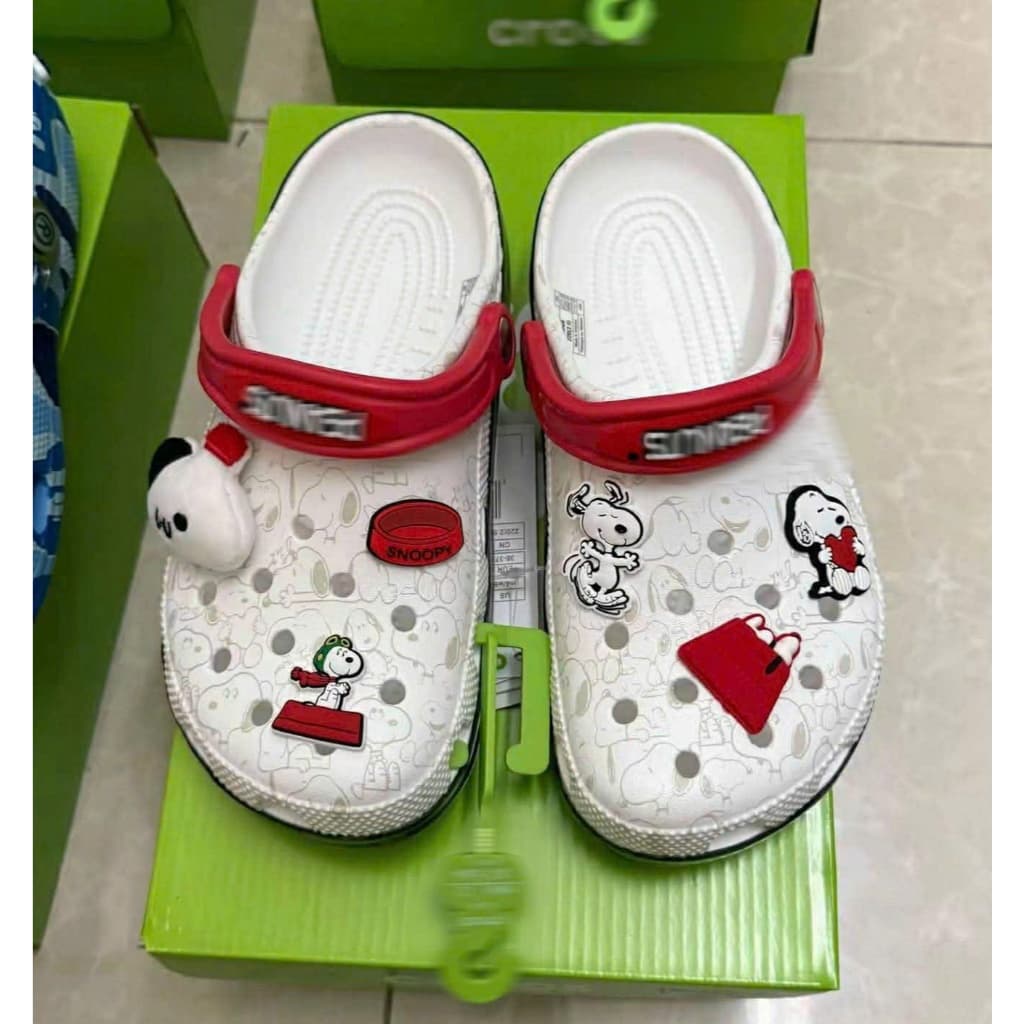 |Có sẵn| Dép Cr Classic Peanuts Người Lớn