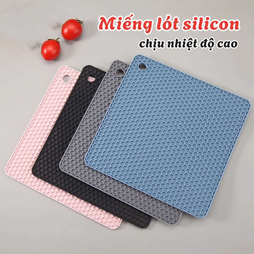Miếng lót silicon chịu nhiệt 200 độ C, chống xước, dễ dàng vệ sinh cho bếp nhà bạn.