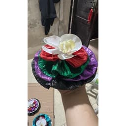 FREESIP hoa cài đầu các giá hầu đồng, hoa cài khăn xếp trang trí hàng thủ công size to cực đẹp 8