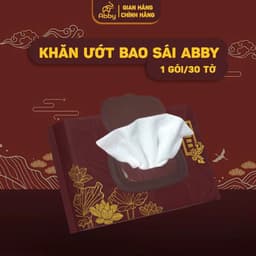 Khăn Ướt Abby Bao Sái Cao Cấp Gói 30 Tờ Hương Trầm Lau Ban Thờ Phật Pháp Nơi Linh Thiêng 1