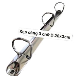 Combo 10c Kẹp giữ giấy 3 chữ D - Khoá kẹp còng - Gáy sổ còng - Kẹp giấy bảng quảng cáo, thông báo, kế hoạch ... 1