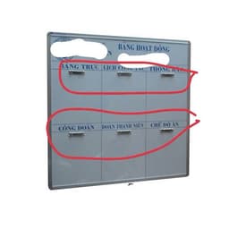 (lỗ 3cm) Combo 10c Kẹp còng giữ giấy 2 nhẫn o - Gáy sổ còng - Kẹp giấy bảng quảng cáo, thông báo bầu cử, kế hoạch ... 6