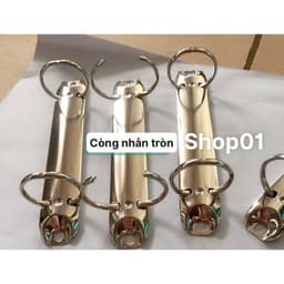 (lỗ 3cm) Combo 10c Kẹp còng giữ giấy 2 nhẫn o - Gáy sổ còng - Kẹp giấy bảng quảng cáo, thông báo bầu cử, kế hoạch ... 1