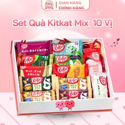 [Sale - Set 10 thanh mix vị] Bánh Kitkat Mix 10 Thanh Chính Hãng Nhật Bản (Không bao gồm hộp quà) 1