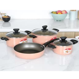 Bộ Nồi Nhôm Chống Dính Elmich 1162E Size 16,20,24, Chảo 26cm – Bền đẹp, chống dính tốt 9
