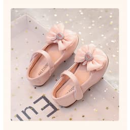 Giày Búp Bê Bé Gái Đính Nơ 1-12 Tuổi, Giày Công Chúa Bé Gái Êm Nhẹ, Chống Trơn. Z166 5