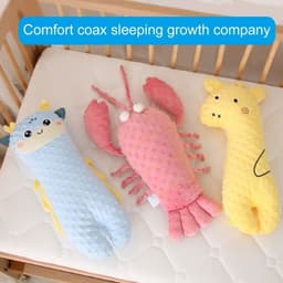 Gối Ôm Hình Thú Cho Bé 45x17cm - Gối Ôm Cho Bé Sơ Sinh 4