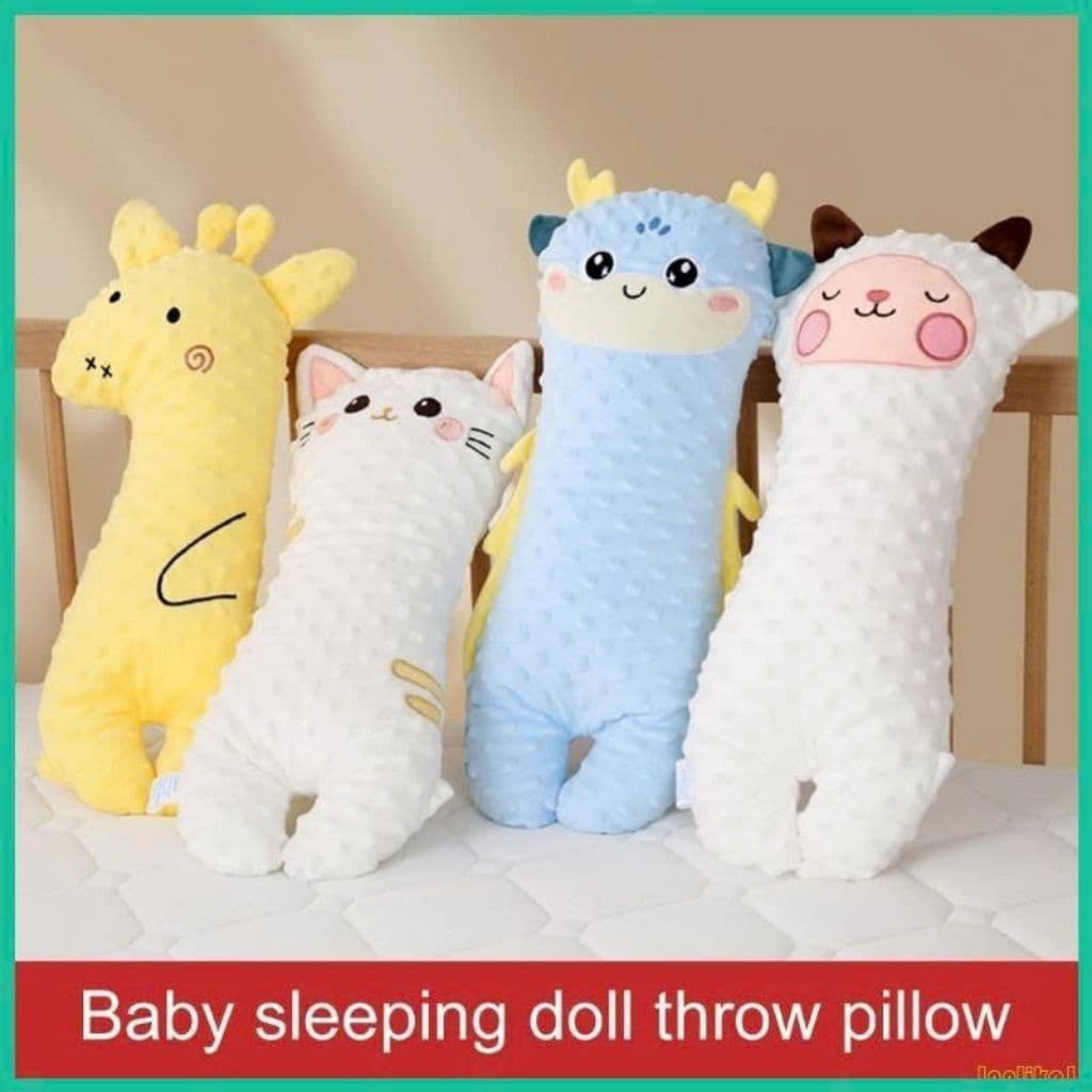 Gối Ôm Hình Thú Cho Bé 45x17cm - Gối Ôm Cho Bé Sơ Sinh