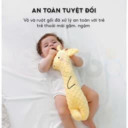Gối Ôm Hình Thú Cho Bé 45x17cm - Gối Ôm Cho Bé Sơ Sinh 6