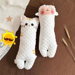 Gối Ôm Hình Thú Cho Bé 45x17cm - Gối Ôm Cho Bé Sơ Sinh 8