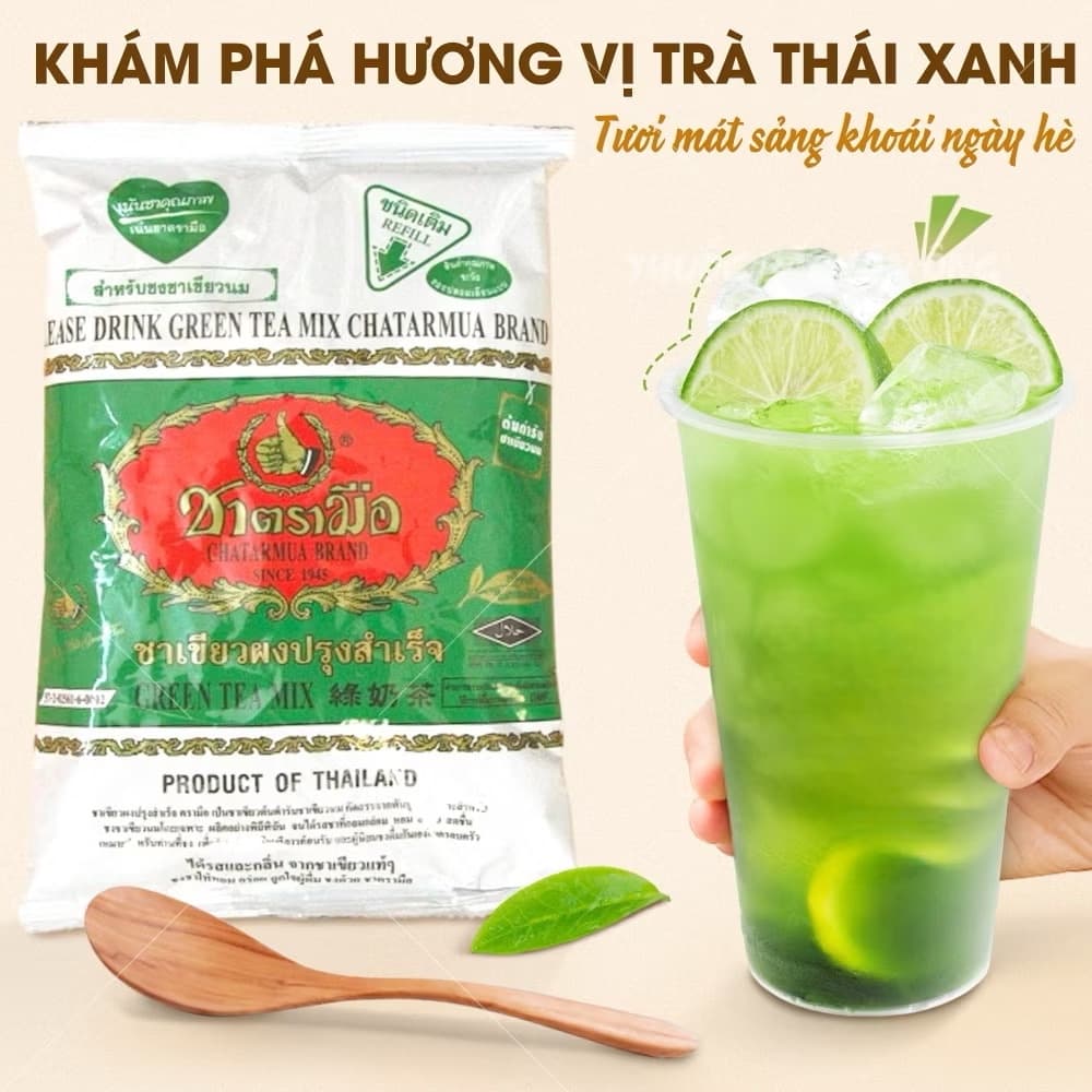 [GIÁ SỈ] Thùng 12 gói trà thái xanh/ thái đỏ ChaTraMue (HÀNG 2 NỘI ĐỊA)